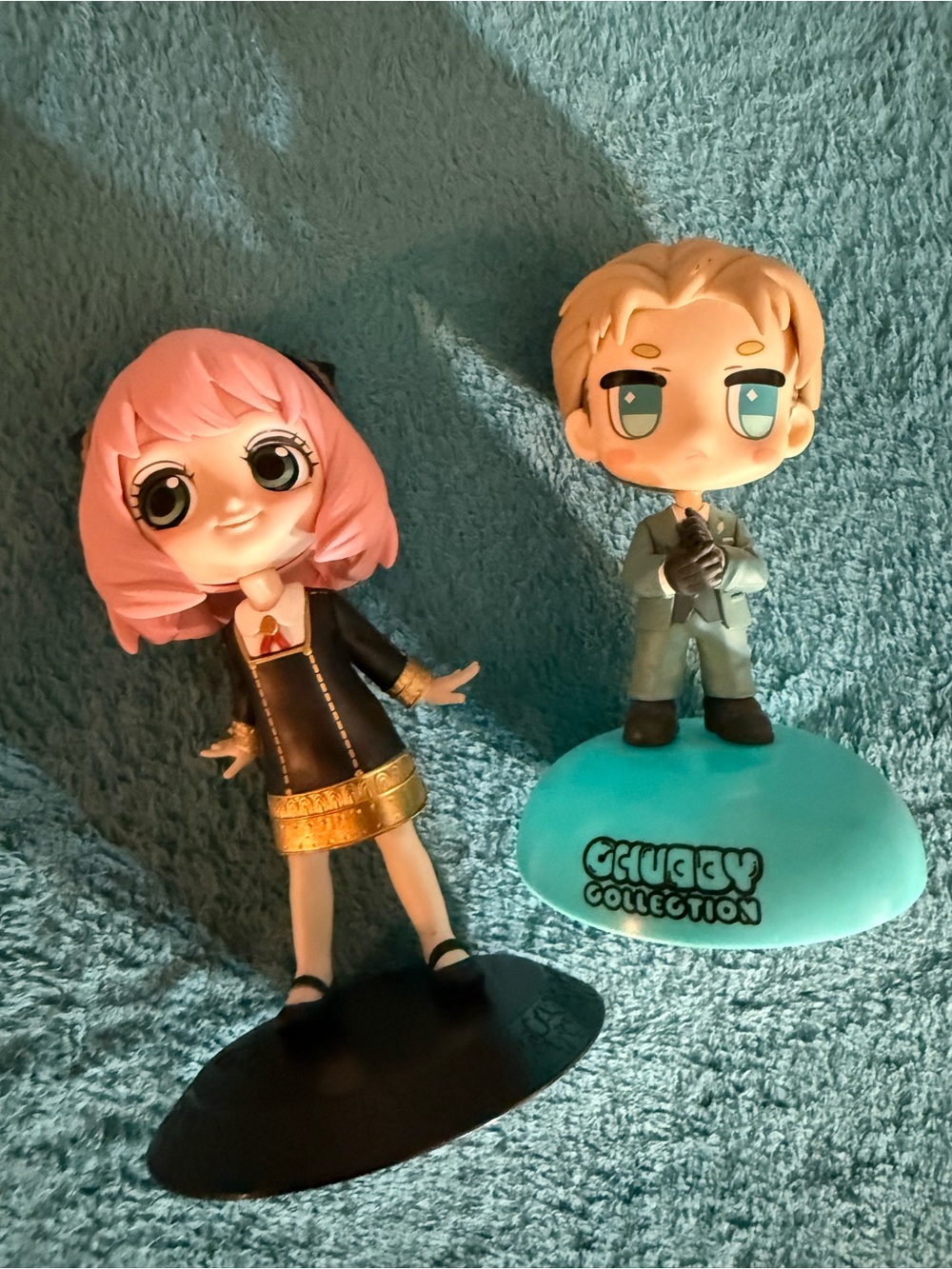 anime figures spyxfamily loid forger anya qposket chubby collection kawaii bundl